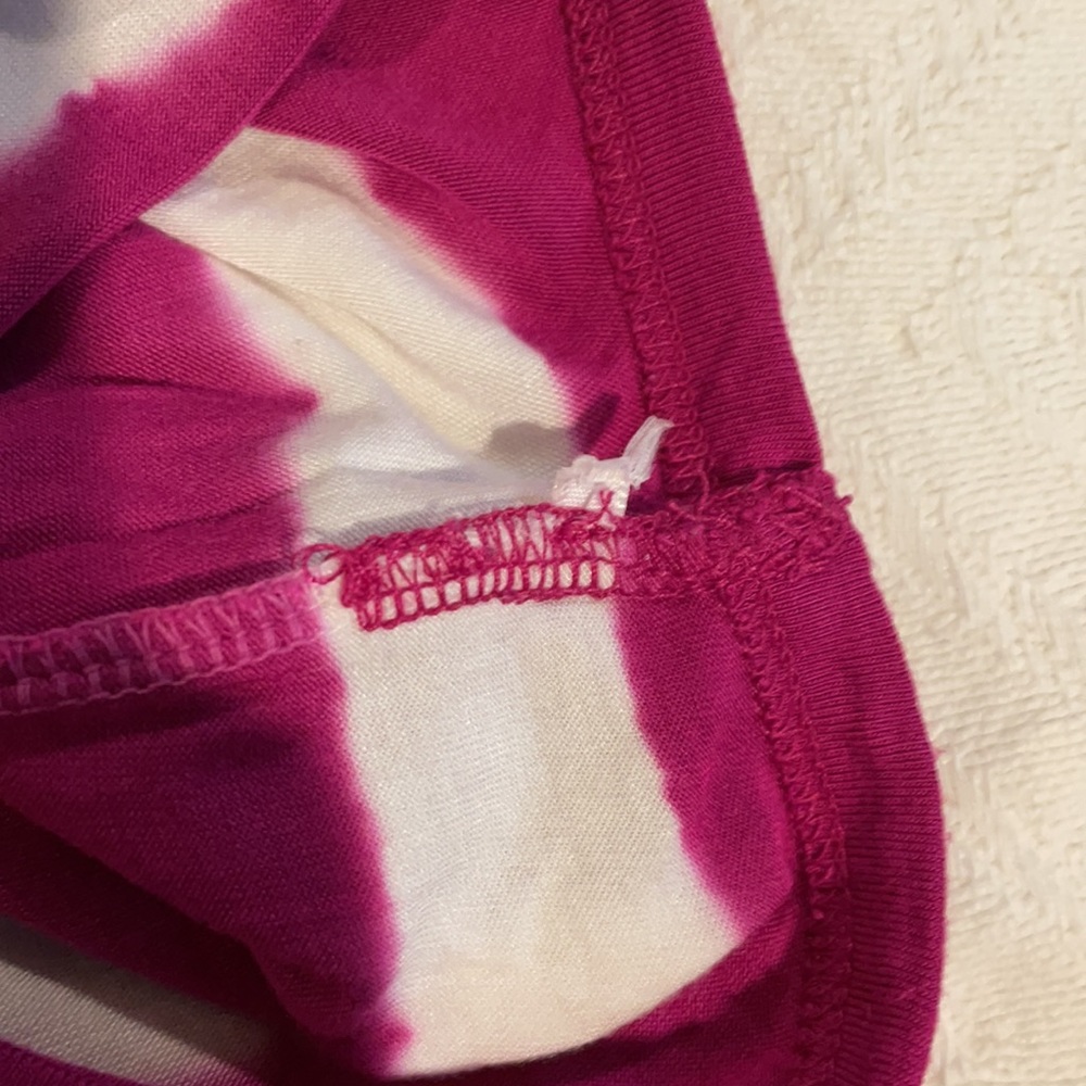 Calvin Klein Maxi Dress Tie Dye Fushia 4 - Picture 15 of 17